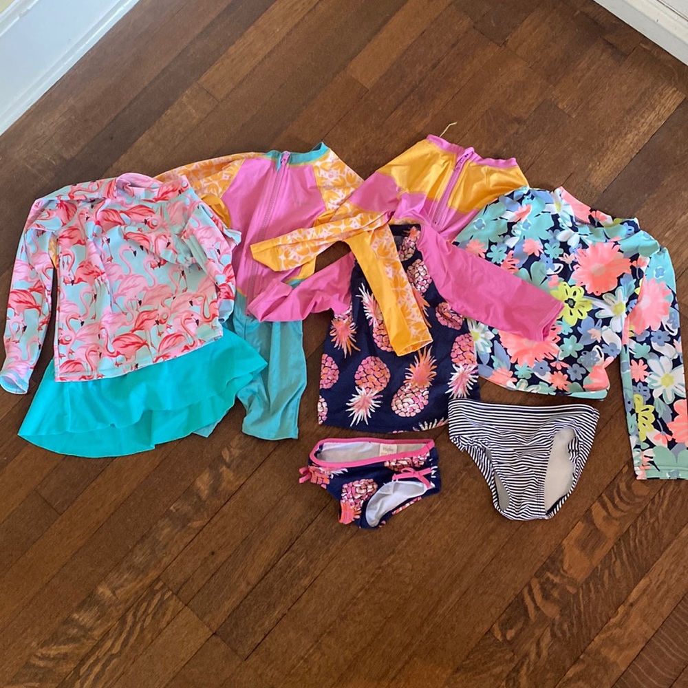 Toddler Girls’ swim set- multiple brands and sizes